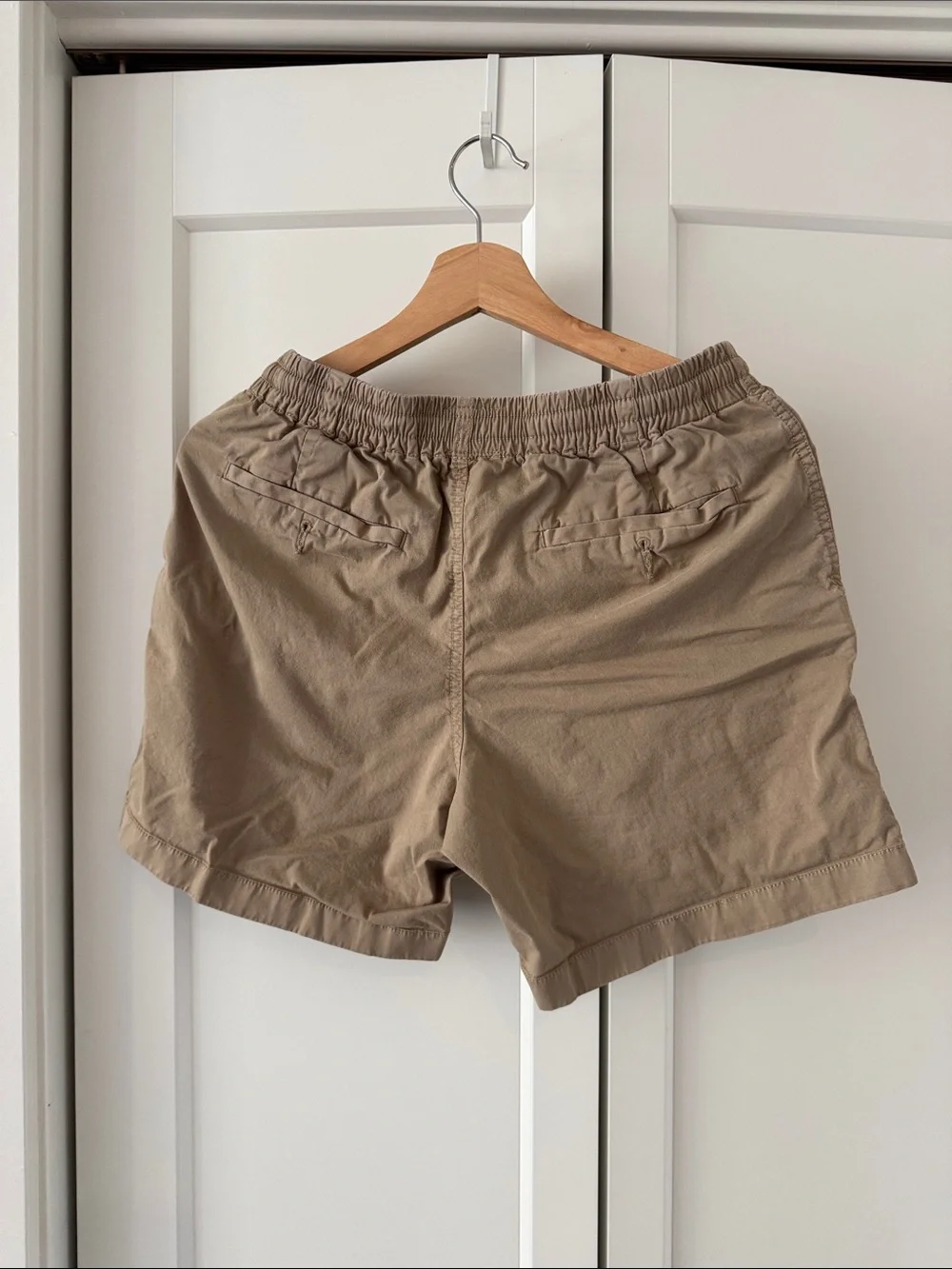 J. Crew Men’s Flat Front Khaki Drawstring Shorts